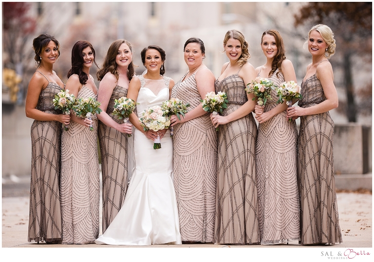 non traditional bridesmaid dress