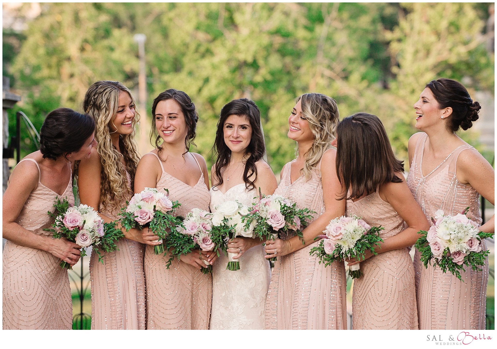 Adrianna Papell bridesmaid gowns
