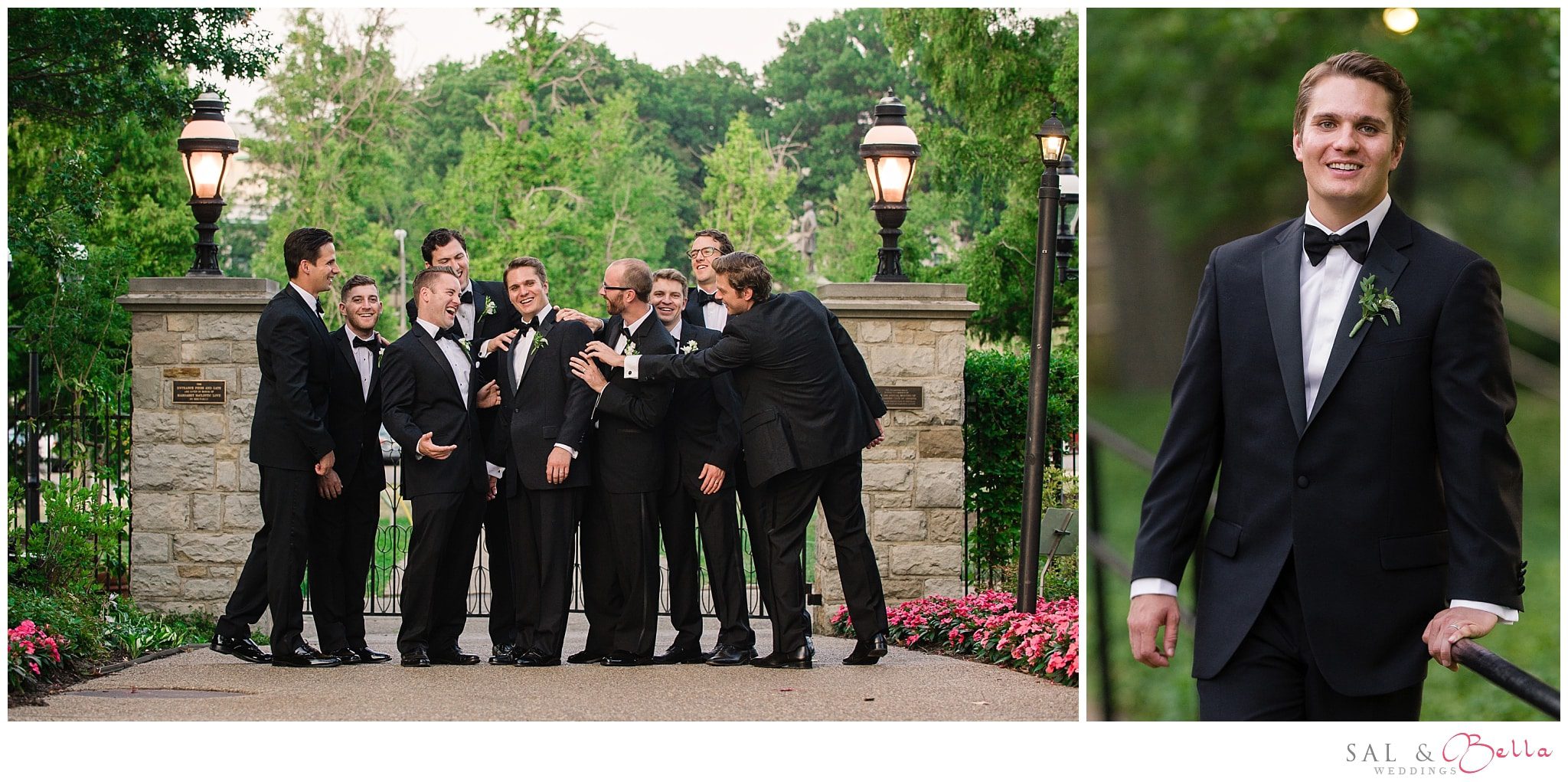 Outdoor Garden at Phipps Conservatory Wedding Photos