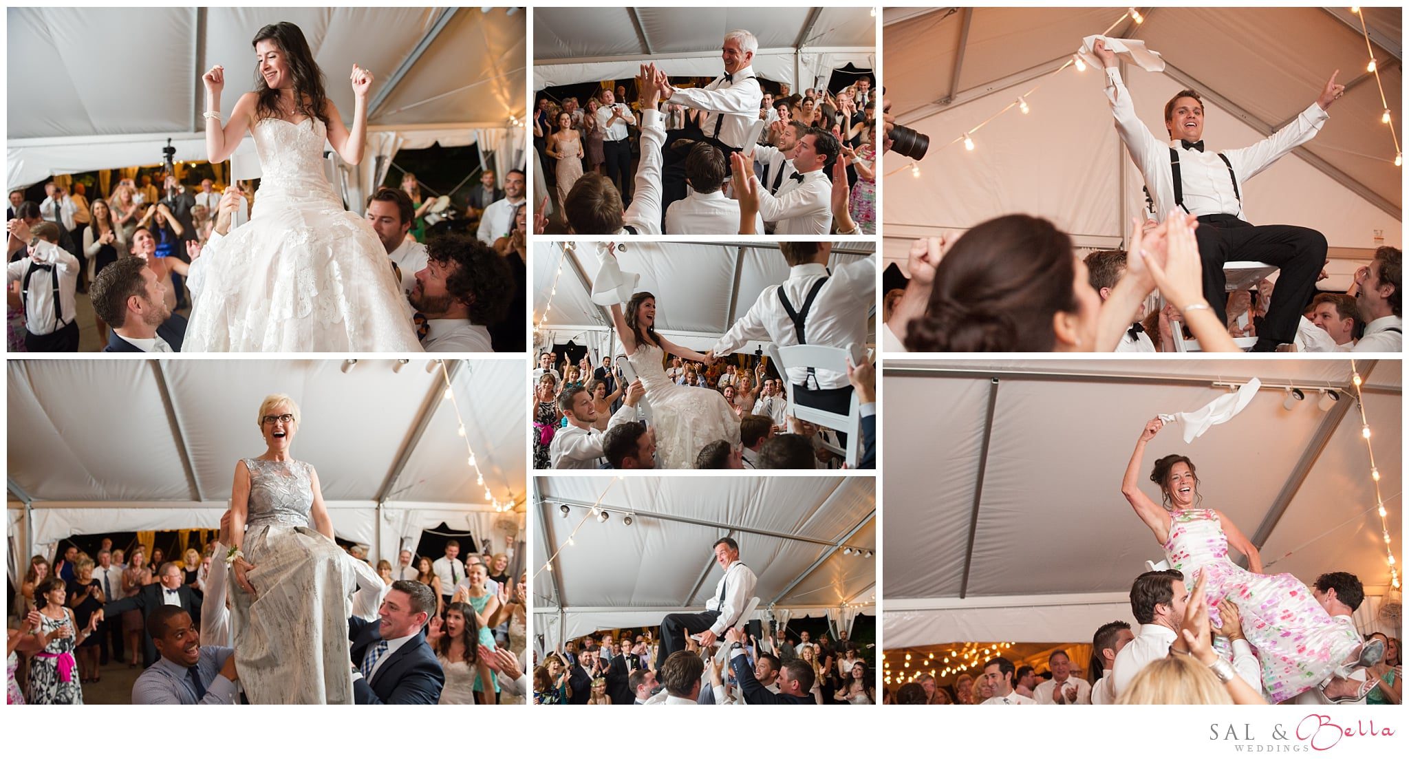 The hora at a reception from Phipps Conservatory Wedding
