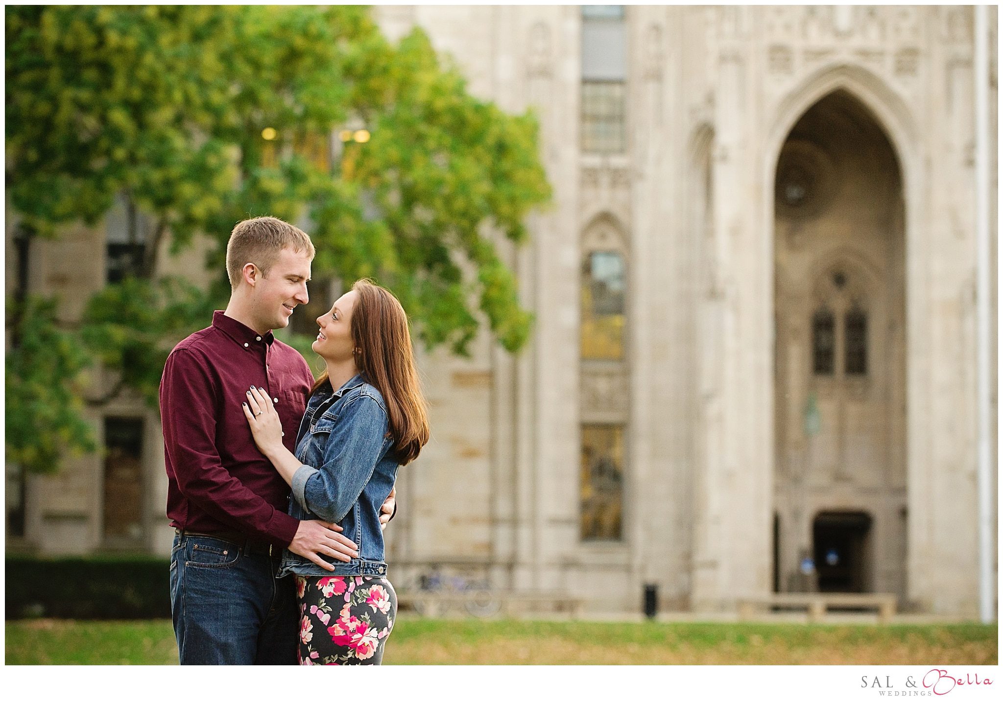 Pitt university engagement session