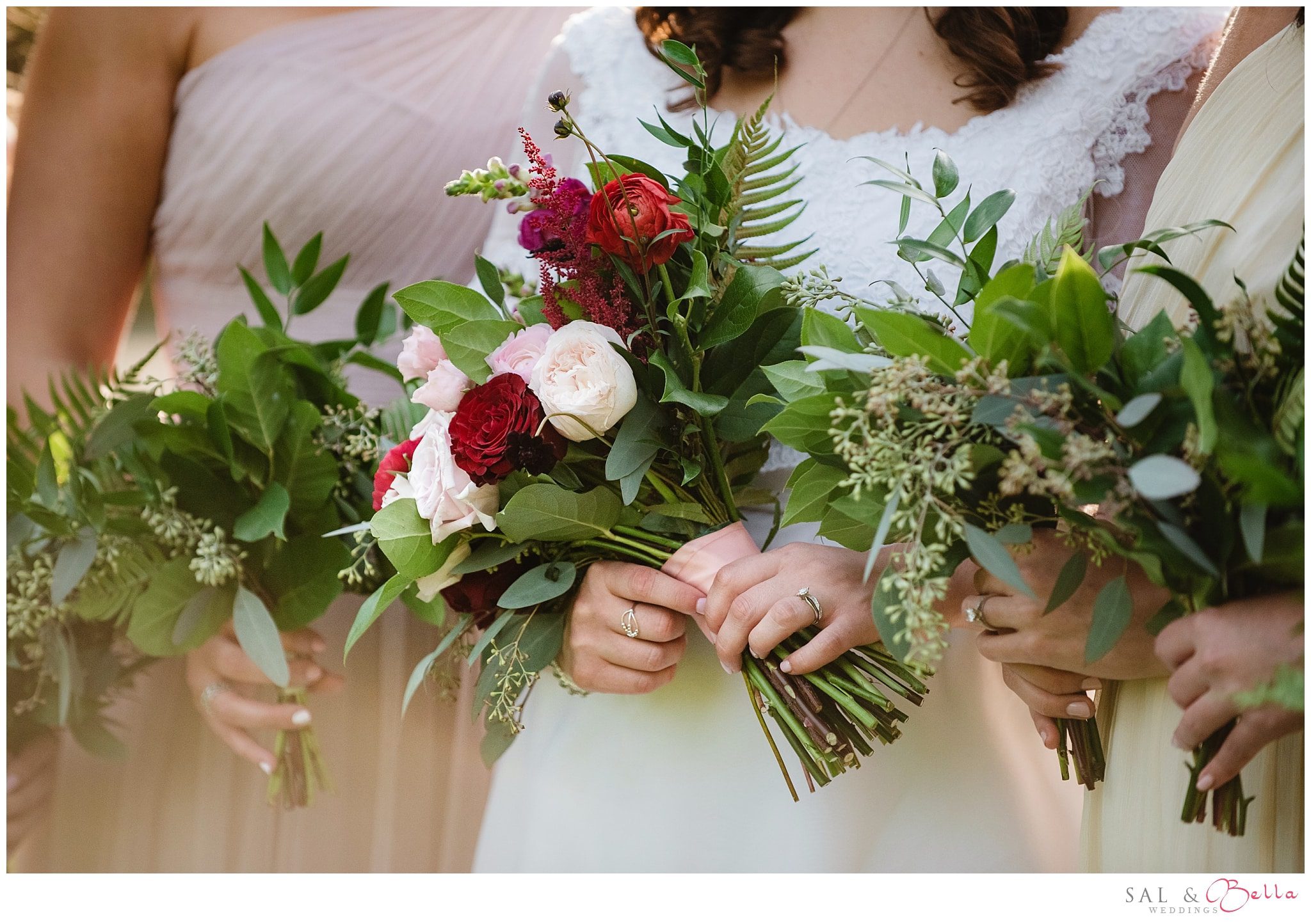 Mellon Park Bridal Party Photos