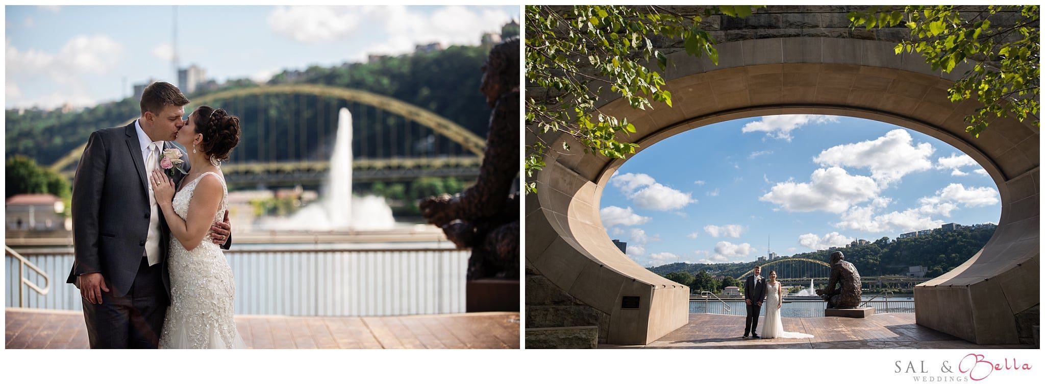 Pittsburgh North Shore Wedding Photos