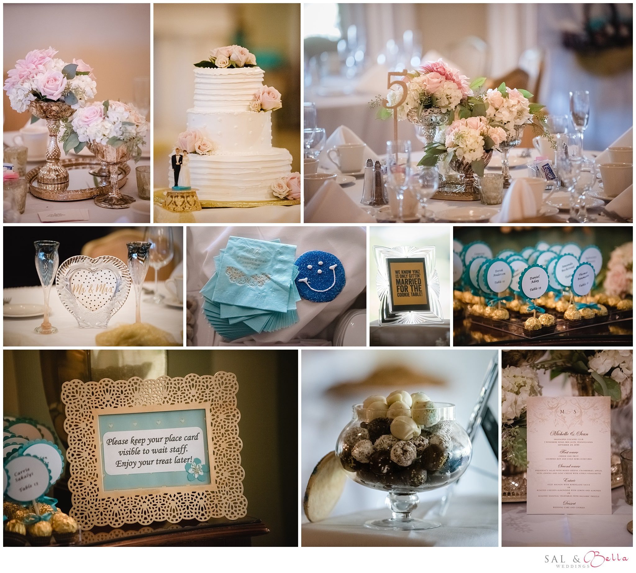 Shannopin Country Club Wedding Reception