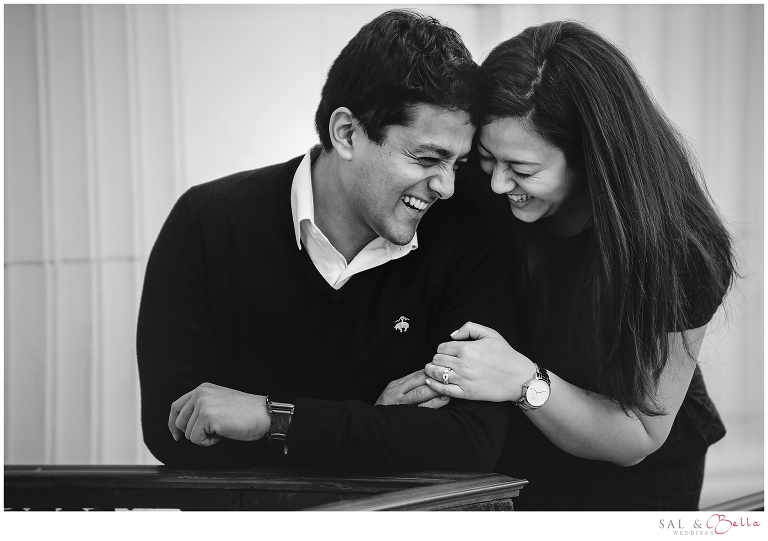 Engagement photos at Carnegie Mellon 