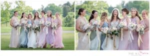 Bridal Party Photos at Montour Heights Country Club