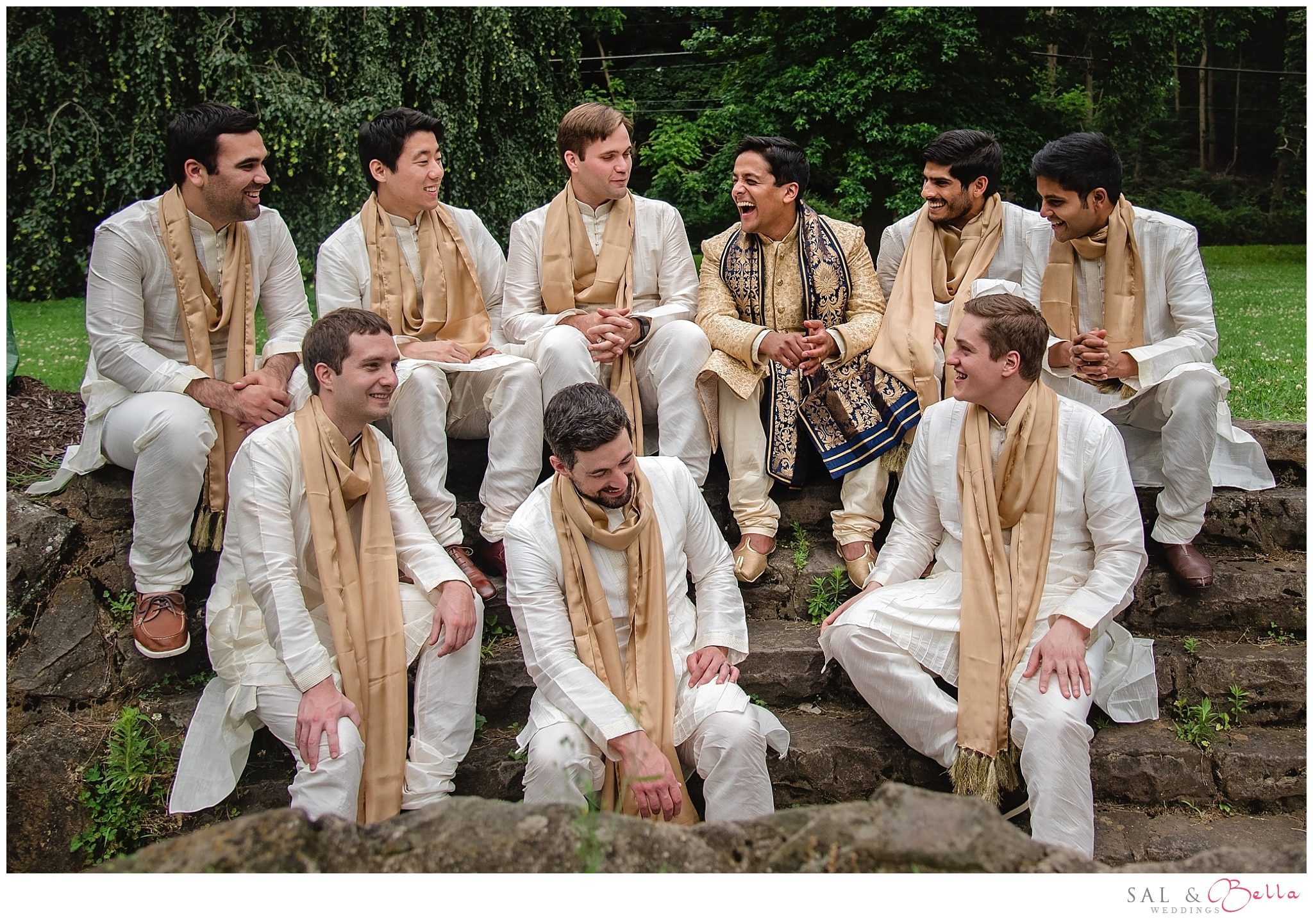 Triangle Park Sewickley Groomsmen Photos