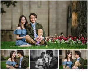 Pittsburgh pitt university engagement session