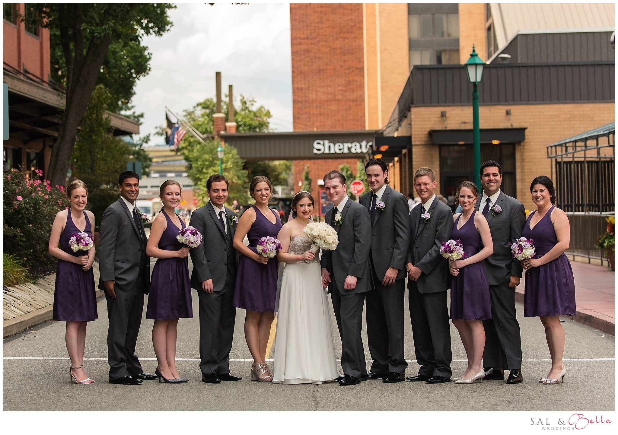 Station Square Bridal Party Photos