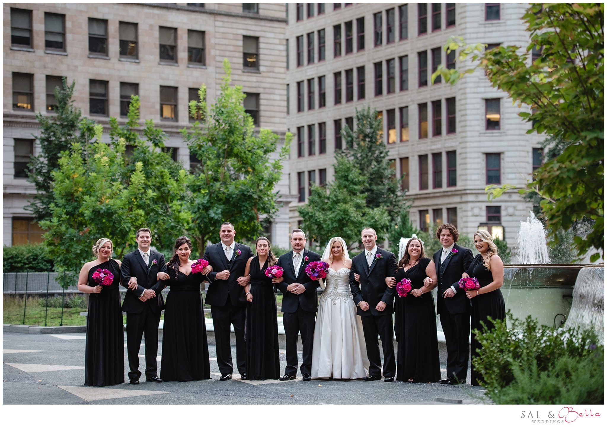 Mellon Square Park Wedding Photos