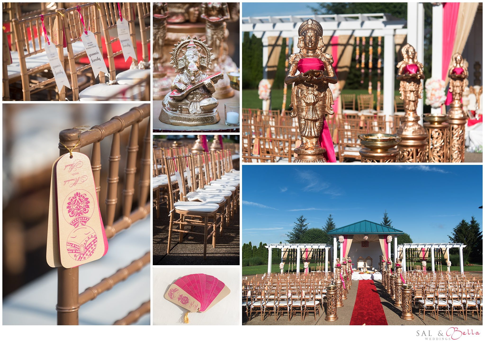 indian wedding decor Indian Wedding at Hilton Garden Inn Southpointe