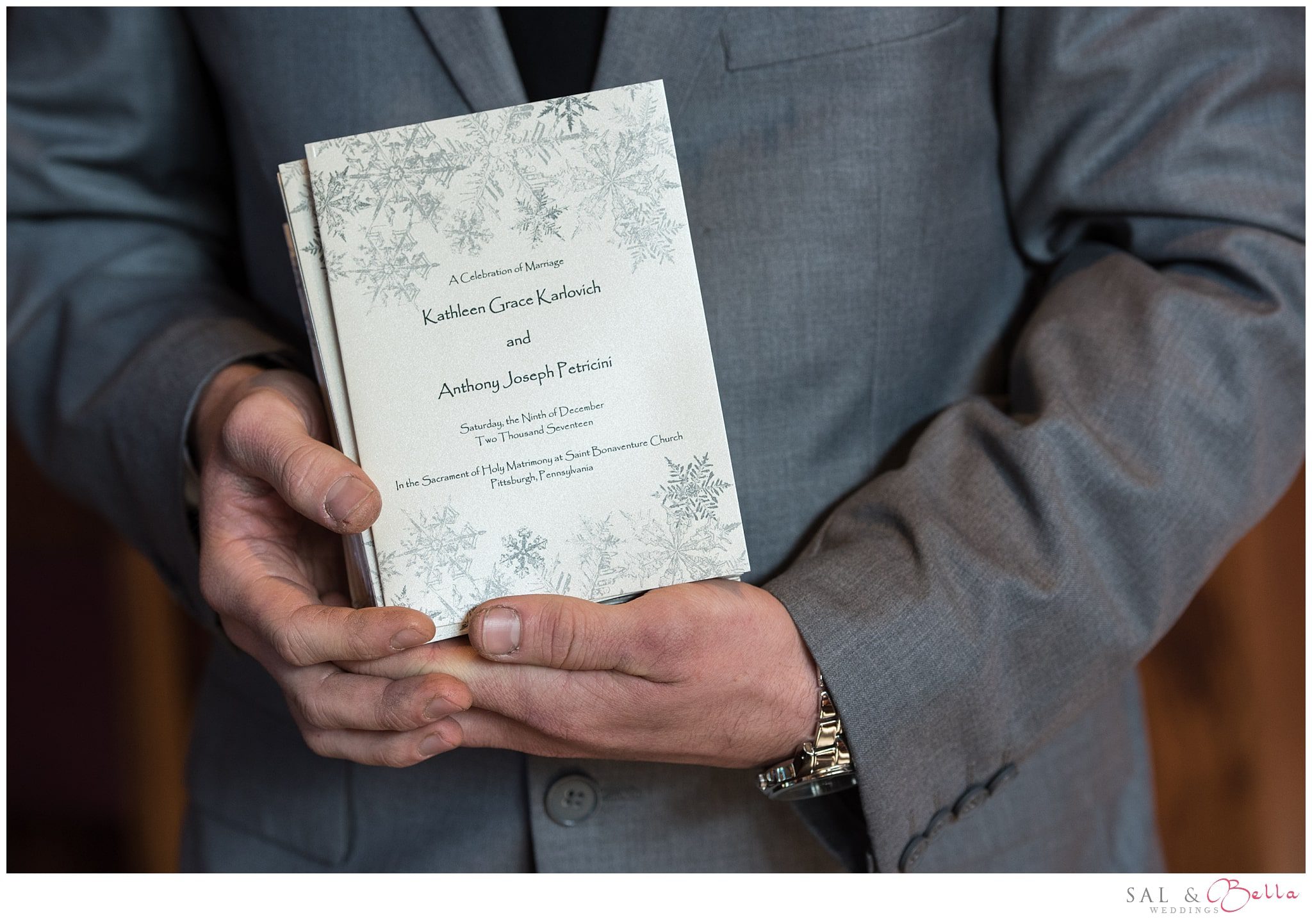 Wedding ceremony at St. Bonaventure Parish