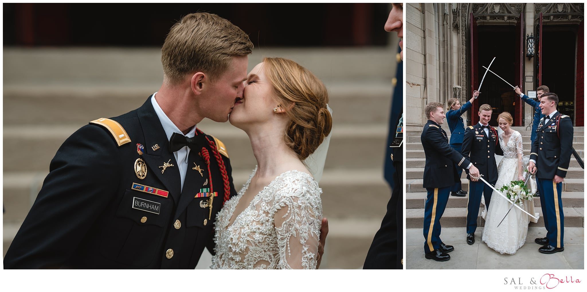 Heinz Chapel Military wedding Saber Arch