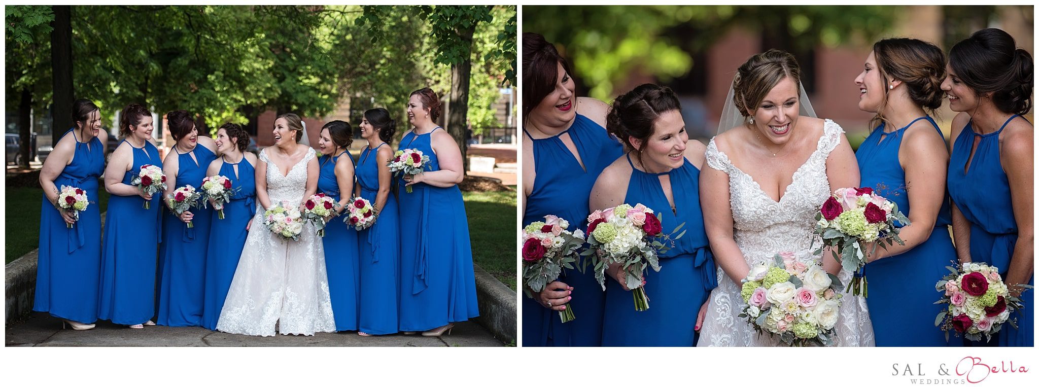 Bridesmaids on the North Shore Pittsburgh