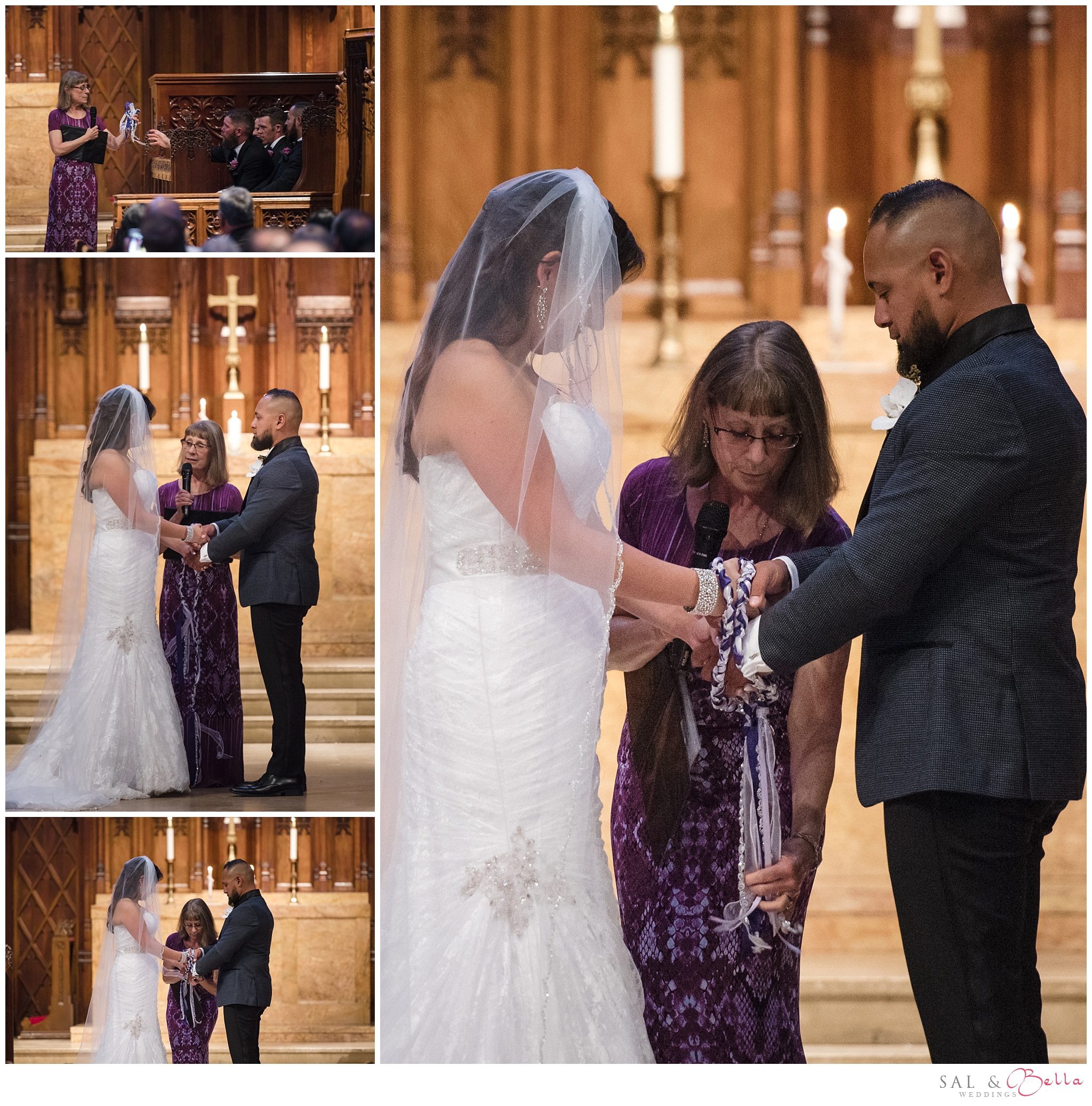 Hand Fasting Ceremony at Heinz Chapel