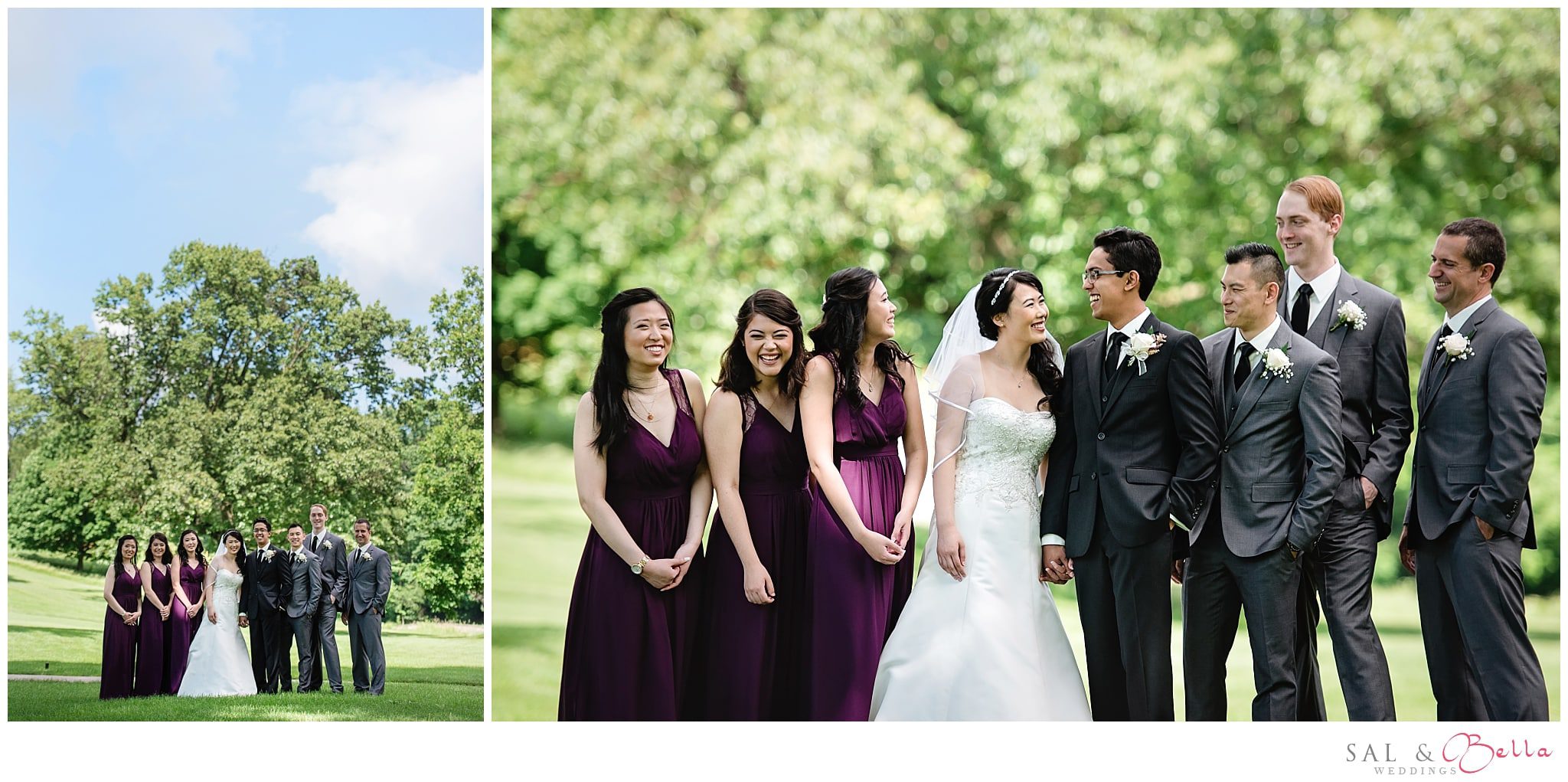  New Castle Country Club Bridal Party Pics