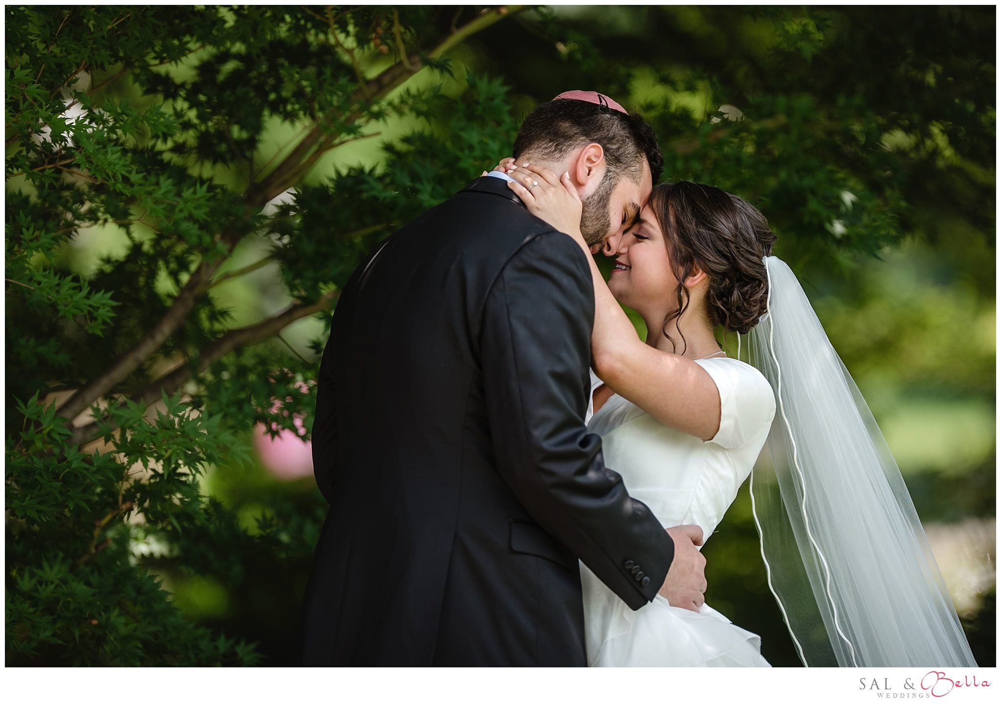 Bride & Groom at Phipps Conservatory