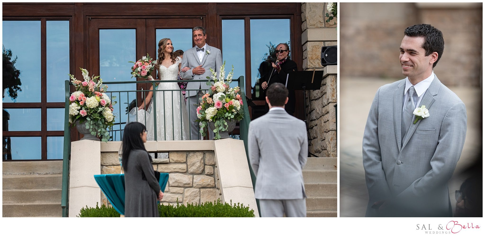 Wedding Ceremony at southpointe golf club 