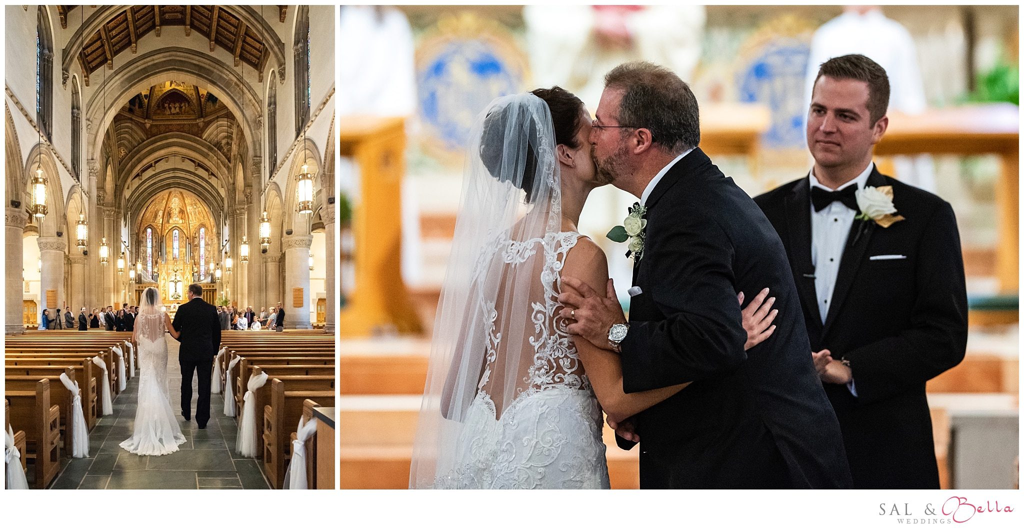 St Bernard wedding ceremony