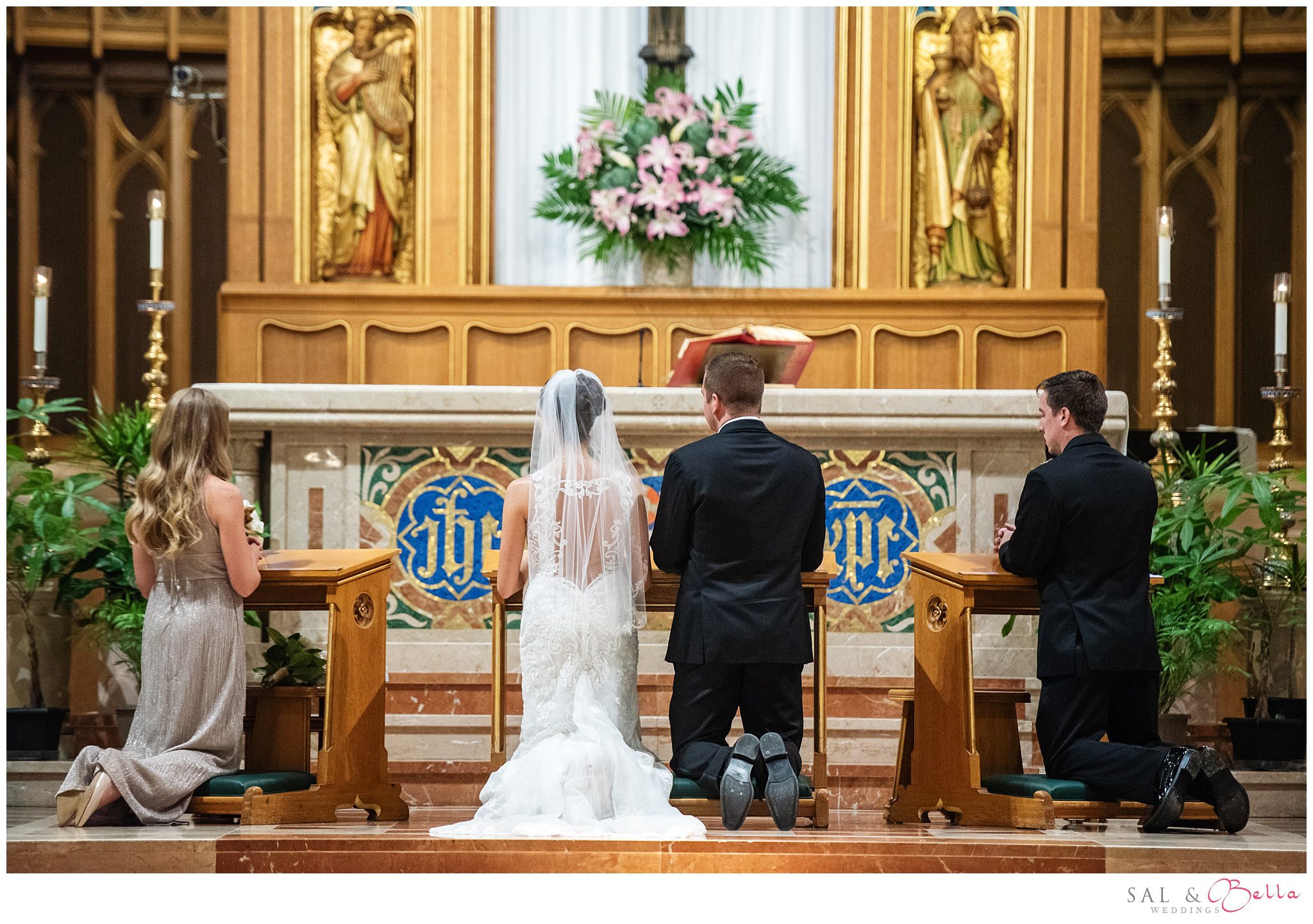 Wedding at Saint Bernard Catholic Church