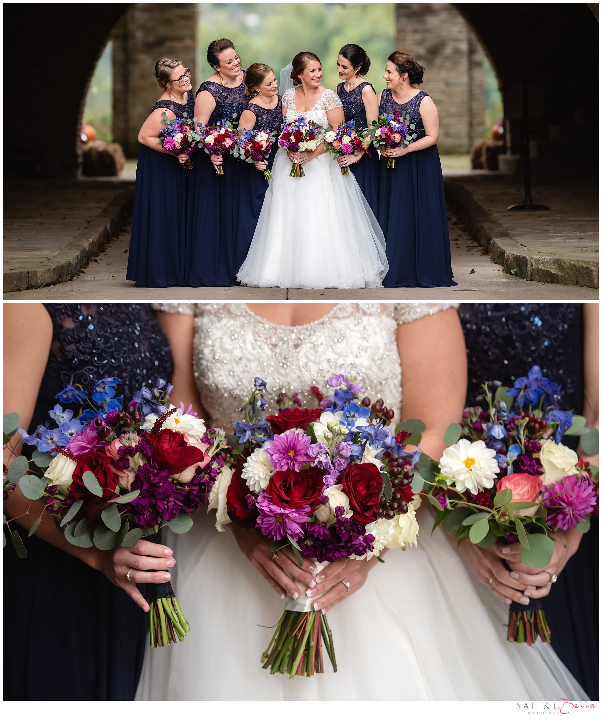 bridesmaids at Longue Vue Club