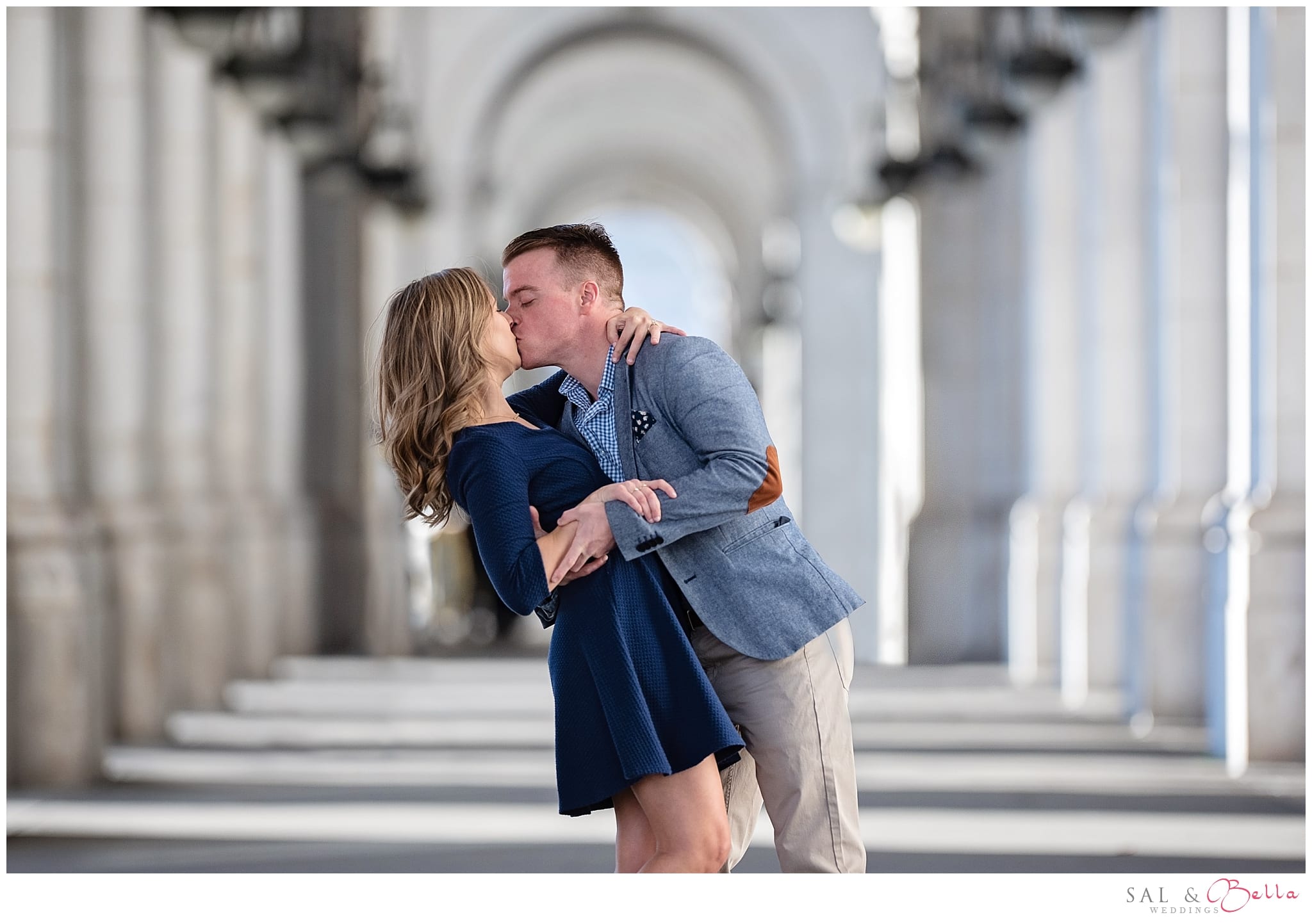 union station engagement photos