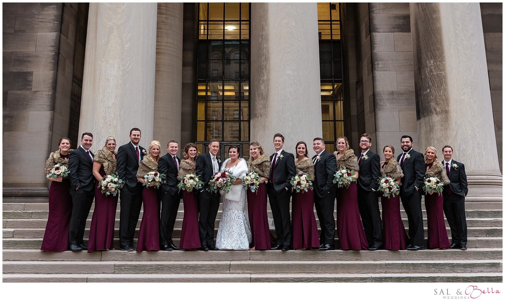Mellon Institute bridal party photos