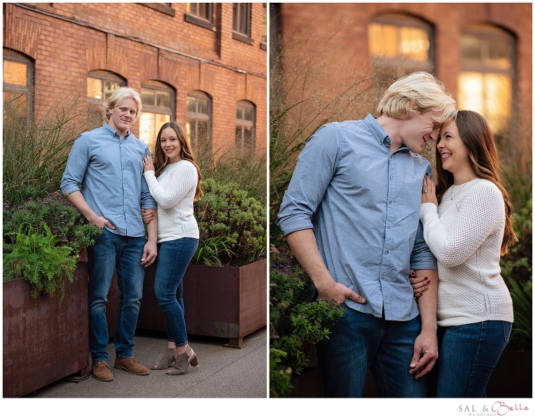 the highline Pittsburgh engagement session