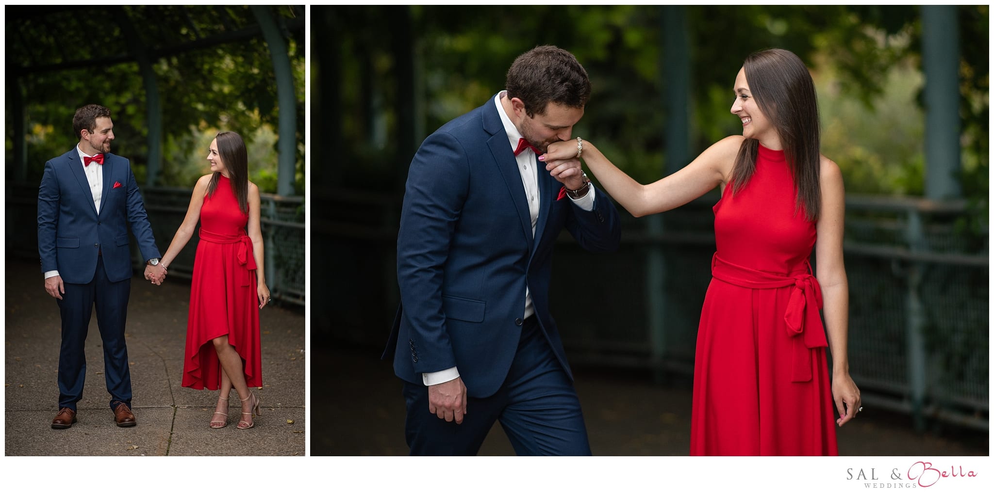 engagement photos at west end elliott overlook park