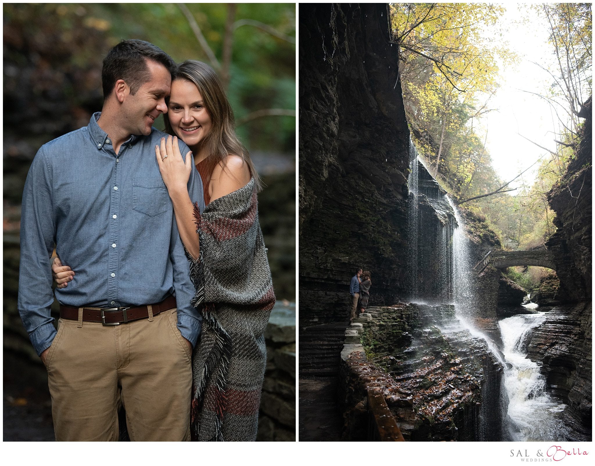 Watkins Glen State Park Gorge Trail Engagement photos