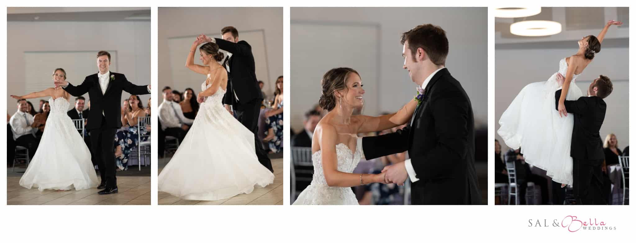 First dance at Carnegie Science Center Wedding