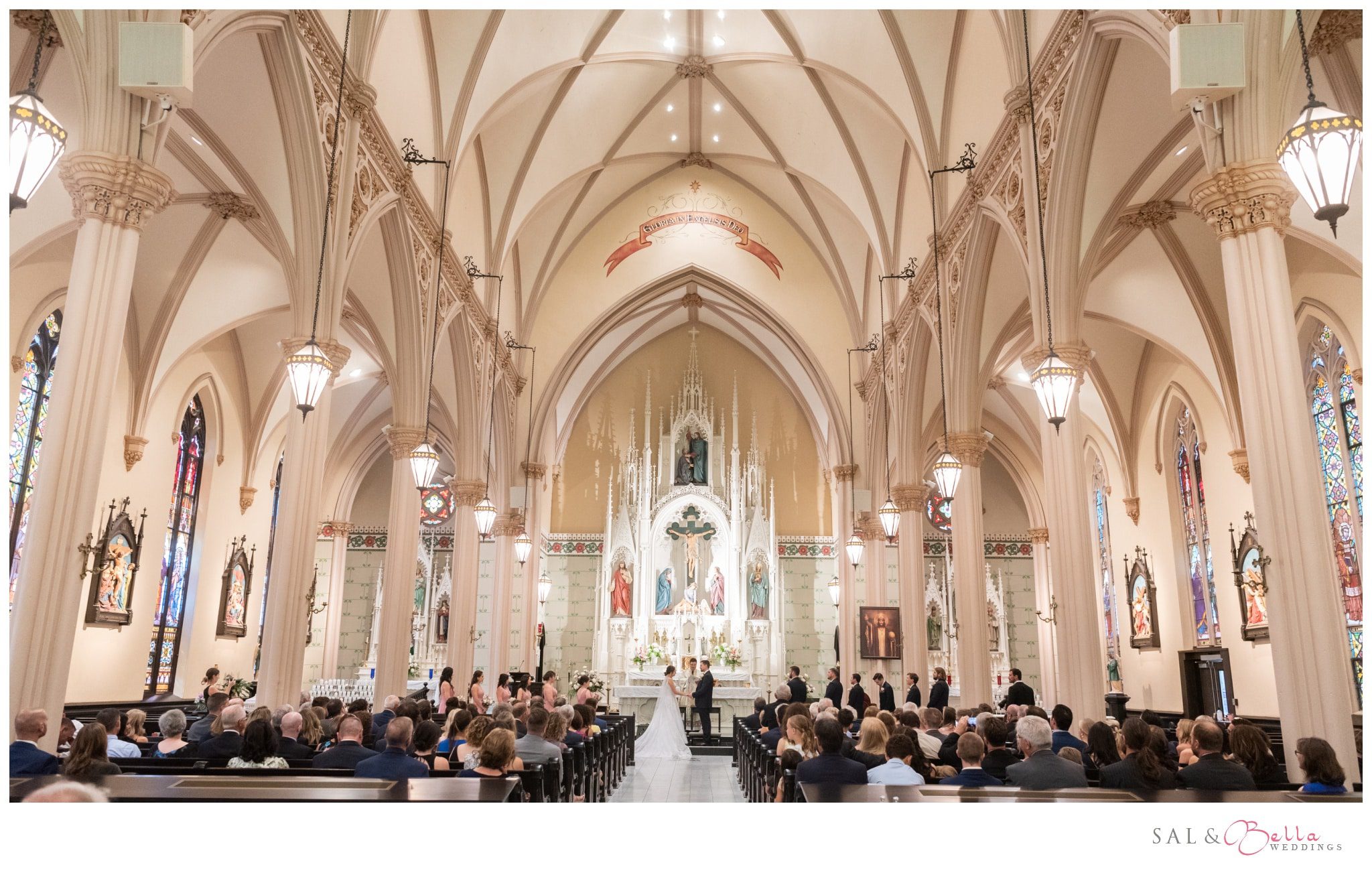 The beautiful St. Peter's catholic church on Arch St. on the Northside of Pittsburgh Pennsylvania. 