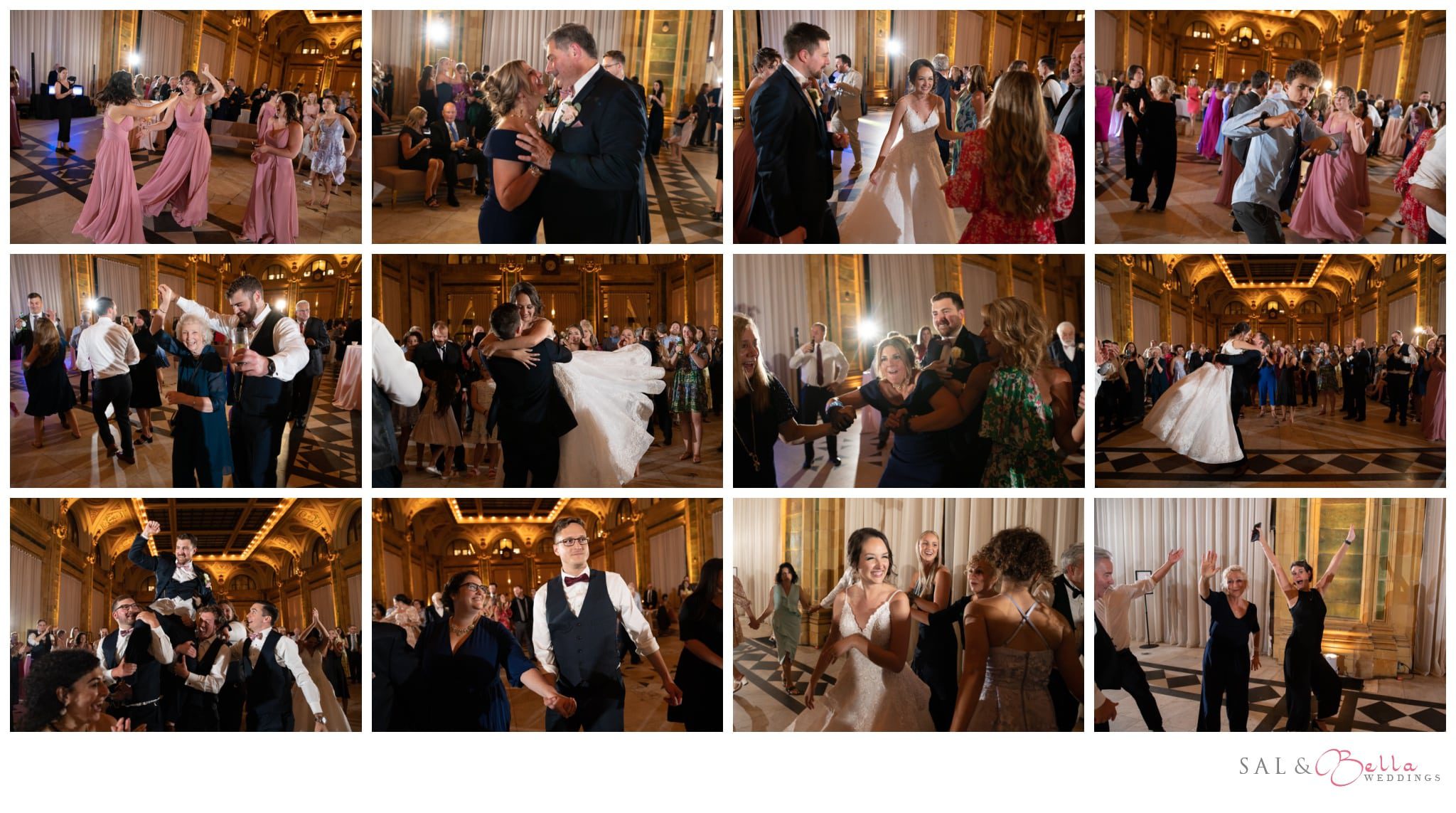 guests dance the reception away at The Pennsylvanian