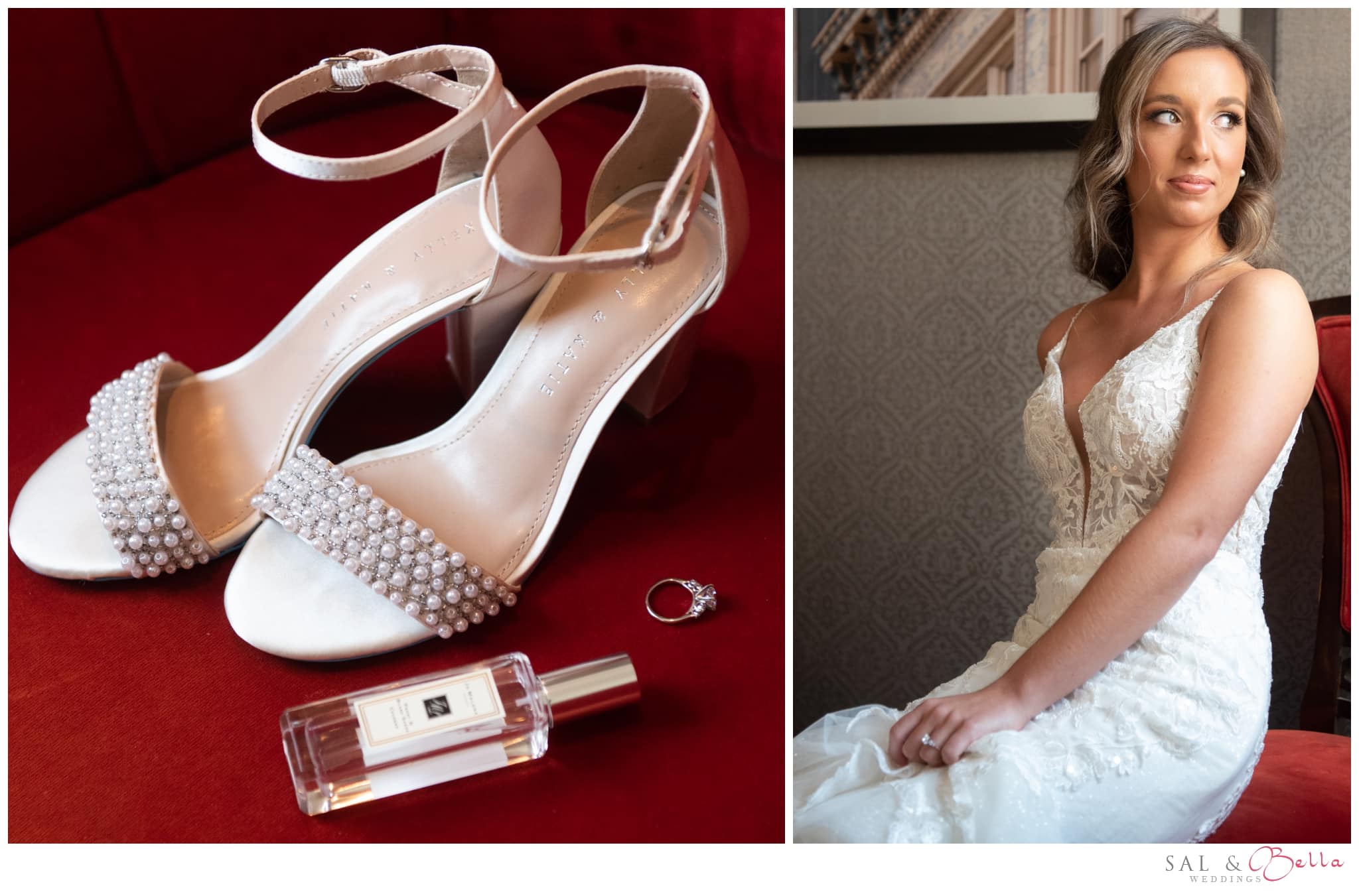 bride looks out the window during her Duquesne club wedding.