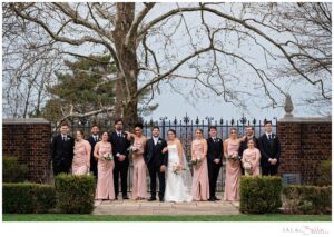 Wedding Party Photos at Mellon Park