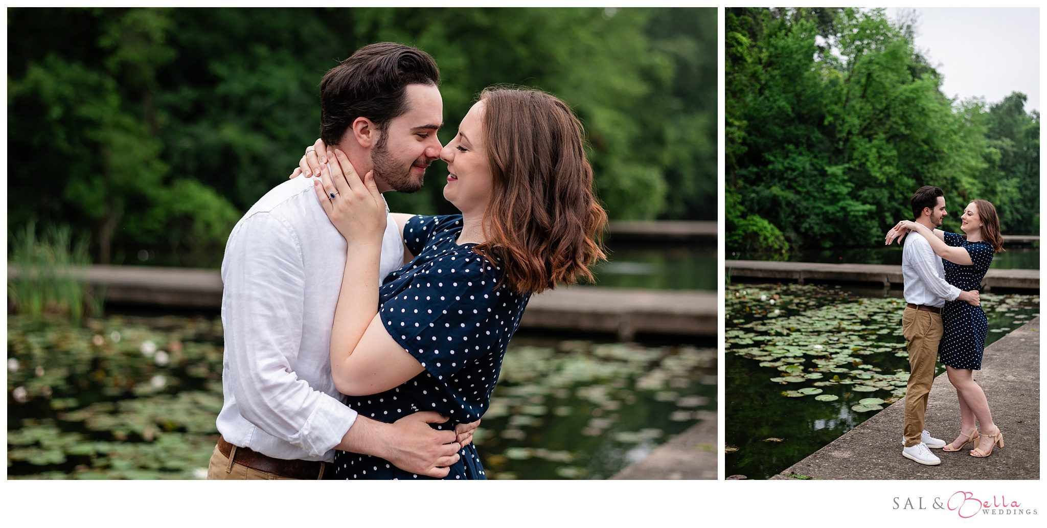 Emily and JJ’s engagement session at Highland Park Pittsburgh.