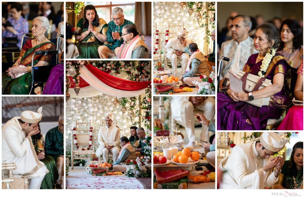 traditional indian wedding ceremony at the wyndham grand hotel in pittsburgh